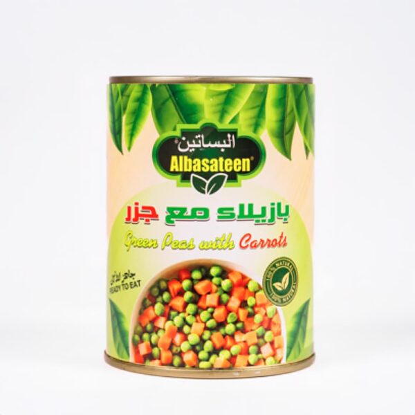 AL BASATEEN GREEN PEAS/CARROT EO 24/400G